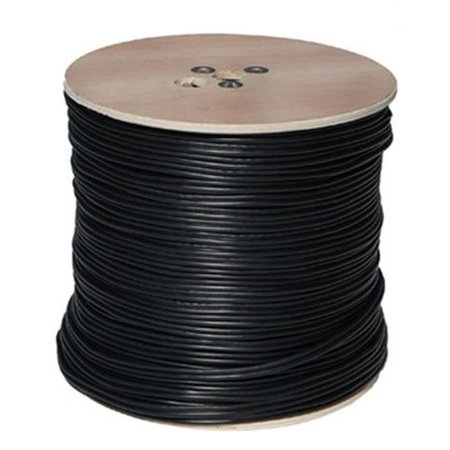 SPT SECURITY SYSTEMS SPT Security Systems 90S-1000B 1000 ft. RG59 Siamese Coaxial & Power Cable; Black 90S-1000B